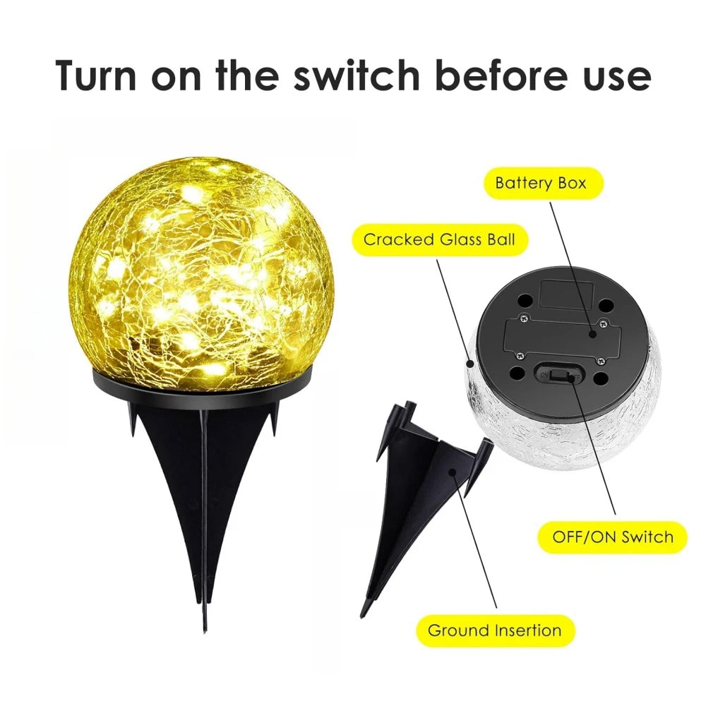 Garden Solar Globe Lights
