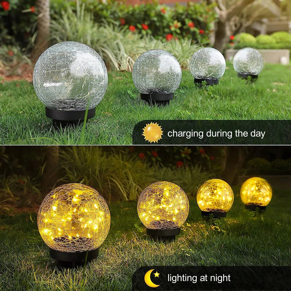 Garden Solar Globe Lights