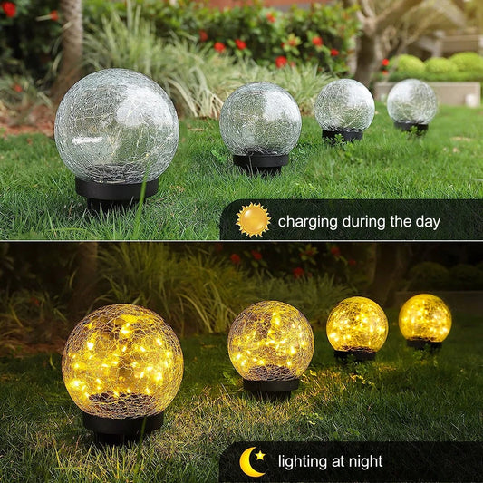 Garden Solar Globe Lights